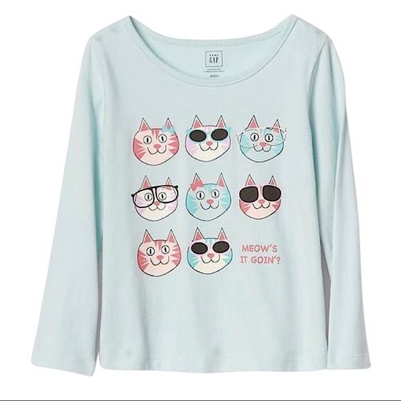 Gap Meow’s it going Long sleeve shirt
Size: 18-24 Months - Picture 1 of 8